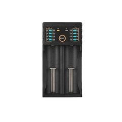 1 vnt 2 vietų - akumuliatoriaus įkroviklis + 6 vnt 3.7v 18650 9800mah baterija įkraunamam akumuliatoriui 18650/2665 kaina ir informacija | Akumuliatorių krovikliai | pigu.lt