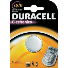 Duracell CR1616 Long Lasting Power 3V Lithium (DL2016 / BR2016) цена и информация | Батарейки | pigu.lt