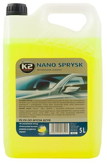 Vasarinis langų skystis K2 NANO, 5L kaina ir informacija | Langų ir aušinimo skysčiai | pigu.lt