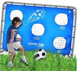 Futbolo vartai Omna Football Door Plus, 240x150x90 cm kaina ir informacija | Futbolo vartai ir tinklai | pigu.lt