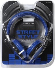 Vivanco headphones COL400, blue (34881) kaina ir informacija | Ausinės | pigu.lt