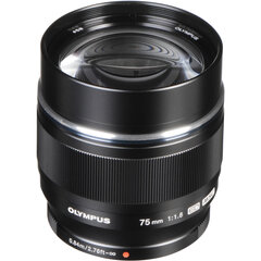 Olympus M.Zuiko Digital ED 75mm F1.8 (Black) kaina ir informacija | Objektyvai | pigu.lt