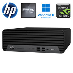 HP 805 G6 SFF Ryzen 5 PRO 4650G 8GB 1TB SSD M.2 NVME GT1030 2GB WIN11Pro kaina ir informacija | Stacionarūs kompiuteriai | pigu.lt