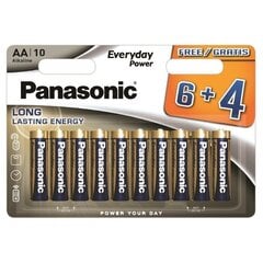Panasonic батарейки LR6EPS/10BW (6+4) цена и информация | Батарейки | pigu.lt