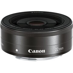 Canon EF-M 22mm f/2 STM kaina ir informacija | Objektyvai | pigu.lt