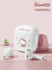 KUROMI BL22B HELLO KITTY Bluetooth ausinės, HIFI didelės raiškos stereo garsas, ilgas baterijos veikimo laikas, mažas delsimas, skirtas žaidimams muzikiniams skambučiams su mikrofonu, mielos animacinių filmų belaidės ausinės su pasyviu triukšmo slopinimu  цена и информация | Наушники | pigu.lt