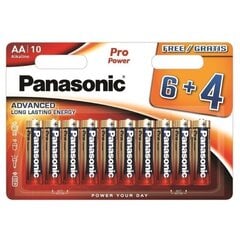 Panasonic Pro Power батарейки LR6PPG/10B (6+4шт) цена и информация | Батарейки | pigu.lt