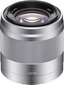 Sony E 50mm f/1.8 OSS, silver kaina ir informacija | Objektyvai | pigu.lt