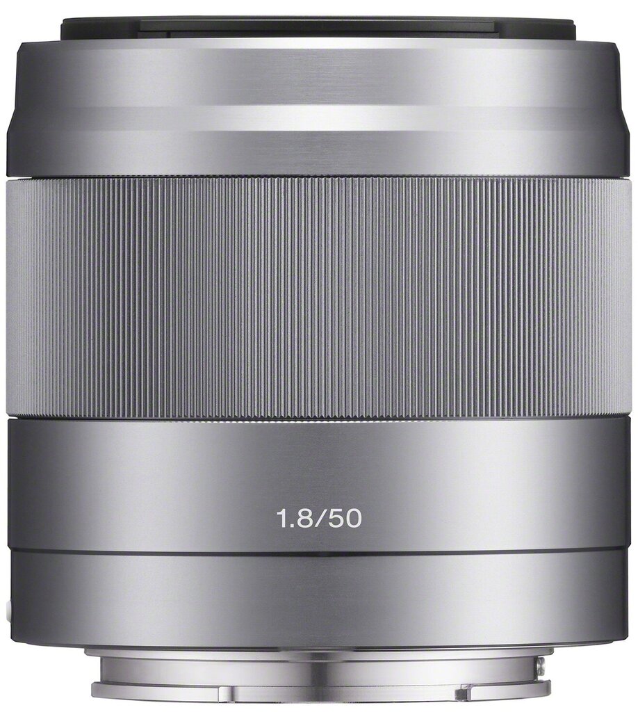 Sony E 50mm f/1.8 OSS, silver kaina ir informacija | Objektyvai | pigu.lt