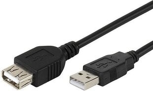 Vivanco, USB A, 1,8 m kaina ir informacija | Kabeliai ir laidai | pigu.lt