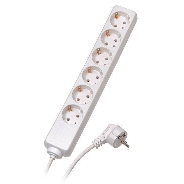 Vivanco extension cord 6 sockets 1.4m, white (28258) kaina ir informacija | Prailgintuvai | pigu.lt