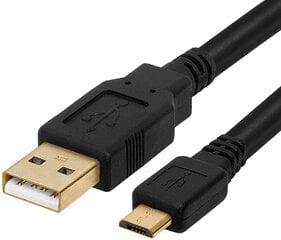 Vivanco, USB – microUSB, 1 m kaina ir informacija | Kabeliai ir laidai | pigu.lt