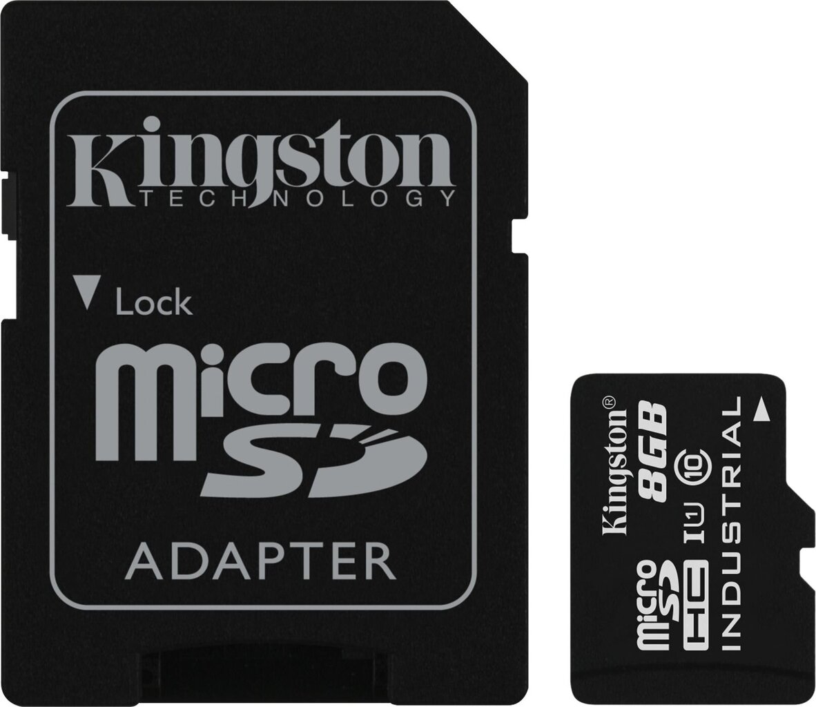 Atminties kortelė ir adapteris Kingston micro SD 8GB Class 10 U1 цена и информация | Atminties kortelės telefonams | pigu.lt