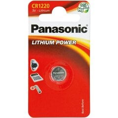 Panasonic батарейка CR1220/1B цена и информация | Батарейки | pigu.lt