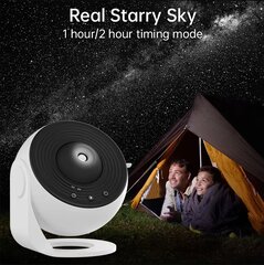 Galaxy Projector Night Light Star Projector Light Projector Bedroom 13 Film Discs Planetarium Projector for Children kaina ir informacija | Vaikiški šviestuvai | pigu.lt