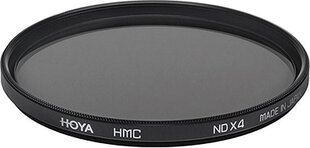 Hoya ND4 HMC 58mm цена и информация | Фильтры для объективов | pigu.lt