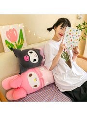 Sanrio 60-80 cm pliušinė pagalvė, Kuromi, Pompompurin, My Melody, KT katės įdaryta lėlė, gimtadienio dovana - violetinė цена и информация | Мягкие игрушки | pigu.lt