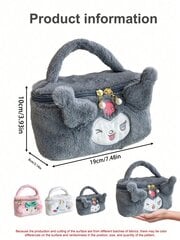 1vnt Mielas pliušinis rankinė Hello Kittys Kawaii Kuromis My Melodys Cinnamorolls Anime Kitty Cat Dekoruoti Aksesuarai Rankinė Sandėliavimas Tote Bag Dovana (Kai kurios dalys gali būti atsitiktinės) - Daugiaspalvis kaina ir informacija | Minkšti (pliušiniai) žaislai | pigu.lt