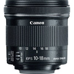 Canon EF-S 10-18mm f/4.5-5.6 IS STM kaina ir informacija | Objektyvai | pigu.lt