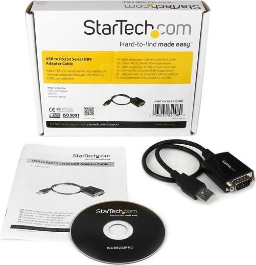 StarTech ICUSB232PRO kaina ir informacija | Kabeliai ir laidai | pigu.lt