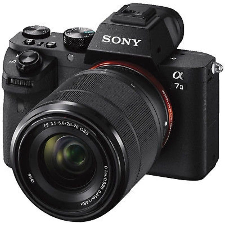 Sony A7 II 28-70mm OSS, (ILCE-7M2K/B) | (α7 II) | (Alpha 7 II), Black kaina ir informacija | Skaitmeniniai fotoaparatai | pigu.lt