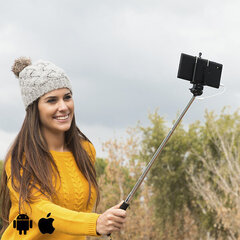 Selfie ручной штатив Z07-5S с проводом, розовый цена и информация | Моноподы для селфи («Selfie sticks») | pigu.lt