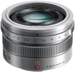 Panasonic LEICA DG SUMMILUX 15mm / F1.7 ASPH. (H-X015E-K) Black kaina ir informacija | Panasonic Foto įranga | pigu.lt