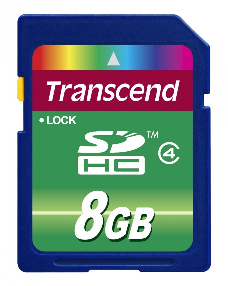 Transcend 8GB SDHC, 4 klasė kaina ir informacija | Atminties kortelės fotoaparatams, kameroms | pigu.lt