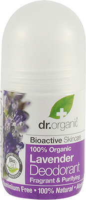 Rutulinis dezodorantas Dr.Organic Lavender Deodorant, 50 ml kaina ir informacija | Dezodorantai | pigu.lt