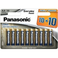 Panasonic LR6EPS/20BW elementai (10+10) kaina ir informacija | Elementai | pigu.lt