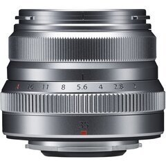 Fujinon XF 35mm f/2 R WR, silver kaina ir informacija | Objektyvai | pigu.lt