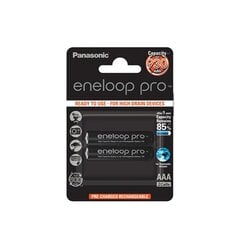 Panasonic eneloop аккумуляторные батарейки pro AAA 930 2BP цена и информация | Батарейки | pigu.lt