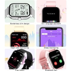 Išmanieji laikrodžiai Fitness Tracker Vyriški moteriški moteriški laikrodžiai, skirti Android IOS kaina ir informacija | Išmanieji laikrodžiai (smartwatch) | pigu.lt