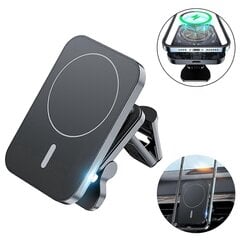 360 automobilio magneto tvirtinimo oro ventiliacijos telefono laikiklio stovas, skirtas iPhone 13/12 Pro Max Mini цена и информация | Держатели для телефонов | pigu.lt