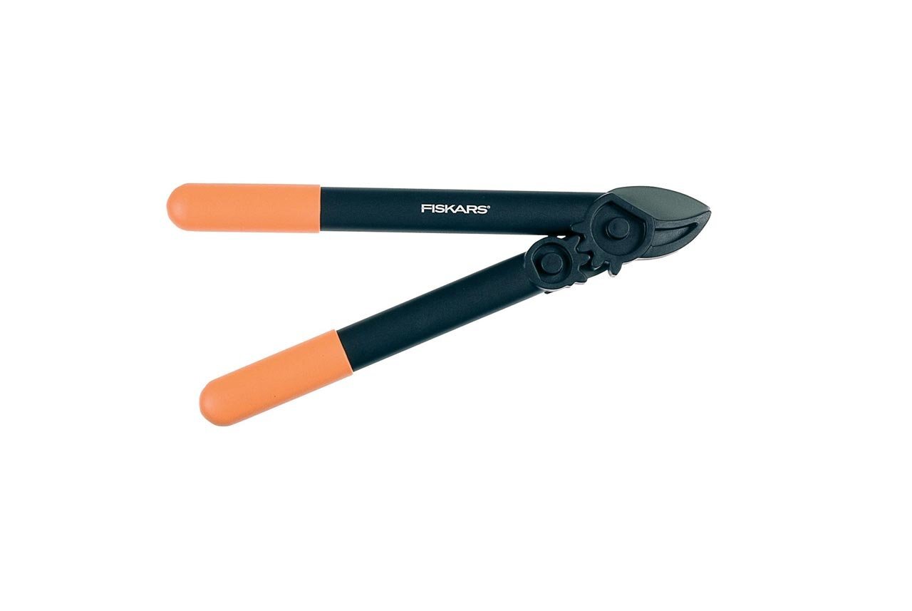 Svertinės sodo žirklės atraminiais ašmenimis Fiskars PowerGear™ L71 112180 цена и информация | Sodo įrankiai | pigu.lt