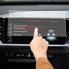 (Gps)- Grūdinto stiklo ekrano apsauginė plėvelė Audi Q4 e-tron 2022 Automobilio radijas gps Navigacija Ekrano apsauga Auto Interjeras цена и информация | Части салона автомобиля | pigu.lt