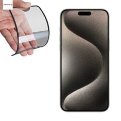 Evelatus Защитное 3D Стекло с Резиновыми Краями Анти-Брейк для Apple iPhone 16 Pro Японский Клей Черный цена и информация | Защитные пленки для телефонов | pigu.lt