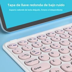 Belaidė klaviatūra su valdymo bloku, 10 colių nešiojama įkraunama plona klaviatūra, skirta iPad Pro / iPad Air / iPad 9.7 KPH-250C-WE цена и информация | Аксессуары для корпусов | pigu.lt