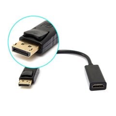 DP–HDMI adapterio kabelis DP–HDMI adapterio kabelis Maža dėžutė, skirta 1080p monitoriui цена и информация | USB адаптеры для штатных магнитол | pigu.lt