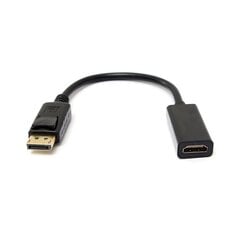 DP–HDMI adapterio kabelis DP–HDMI adapterio kabelis Maža dėžutė, skirta 1080p monitoriui цена и информация | USB адаптеры для штатных магнитол | pigu.lt