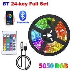 Светодиодные Ленты Для Спальни 5 В 5050 Usb Rgb Лента 10 Метров Ледяная Строка Праздничное Освещение Настенное Светодиодное Украшение Комнаты Лампа Wi-Fi Лента_Bluetooth Control цена и информация | Светодиодные ленты | pigu.lt