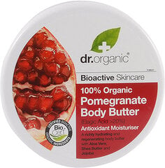 Kūno sviestas Dr. Organic Pomegranate, 200 ml kaina ir informacija | Kūno kremai, losjonai | pigu.lt