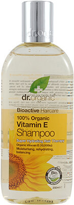 Šampūnas Dr. Organic Vitamin E, 250 ml цена и информация | Šampūnai | pigu.lt