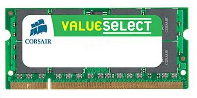 Corsair 2GB DDR2 CL5 SO-DIMM VS2GSDS800D2 kaina ir informacija | Operatyvioji atmintis (RAM) | pigu.lt