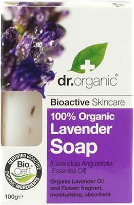 Muilas Dr. Organic Lavender, 100 g kaina ir informacija | Muilai | pigu.lt