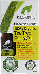 Grynas aliejus Dr. Organic Tea Tree, 10 ml kaina ir informacija | Eteriniai, kosmetiniai aliejai, hidrolatai | pigu.lt
