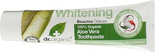 Натуральная зубная паста Dr. Organic Aloe Vera, 100 мл цена и информация | Зубные щетки, пасты | pigu.lt