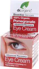 Dr. Organic крем для глаз с гранатом 15 мл цена и информация | Сыворотки, кремы для век | pigu.lt
