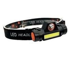 (NO Zoom Headlamp) MingRay 2022 naujas USB įkraunamas LED priekinis žibintas, 3 W didelio liumenų ličio baterija, vandeniui atspari 2 spindulių priekinių žibintų priekinių žibintų lemputė kaina ir informacija | Moto reikmenys | pigu.lt