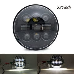 (1 vnt. 45W) Juodi 5,75 colio LED priekiniai žibintai 5 3/4" led DRL 40W motociklo priekiniai žibintai, skirti Harley Sportster 883 XL883 FXCW. kaina ir informacija | Moto reikmenys | pigu.lt